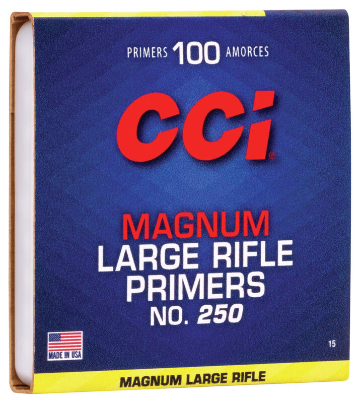 CCI-250-Large-Rifle-Magnum-Primers-For-Sale CCI Large Rifle Magnum Primers #250 - Image 1