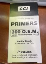 CCI Large Pistol Primers #300 - Image 8