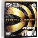Federal Premium Gold Medal Small Pistol Match Primers #100M