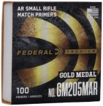 Federal Premium Gold Medal AR Match Grade Small Rifle Primers #GM205MAR