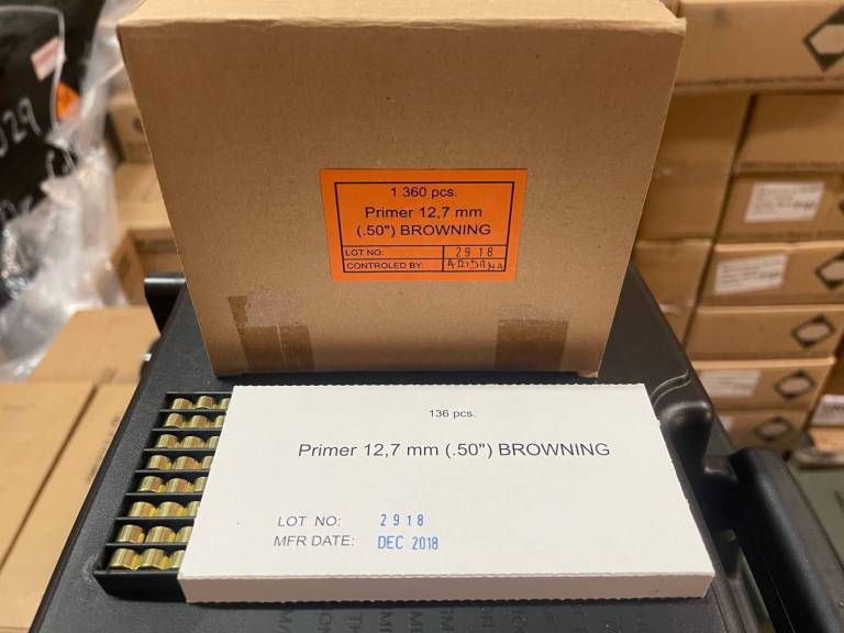 Ginex-50-BMG-Primers Ginex 50 BMG Primers (Box of 136 Primers) - Image 1