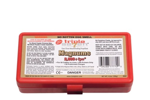 Hodgdon-Triple-Seven-Magnum-Black-Powder-Pellets-For-Sale- Hodgdon Triple Seven Black Powder Substitute 50 Caliber Magnum 60 Grain Pellets Package of 50 - Image 1
