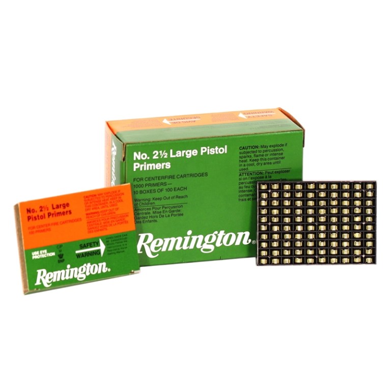 Remington-2-1-2-Large-Pistol-Primers-For-Sale Remington Large Pistol Primers #2-1/2 - Image 1