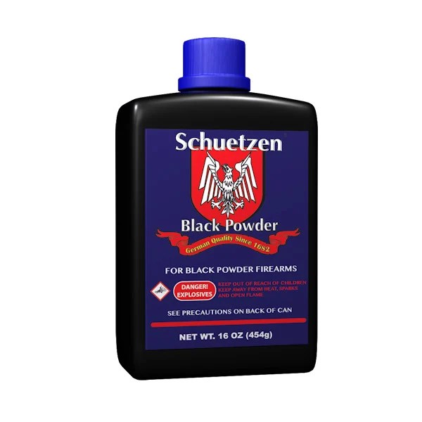 SCHUETZEN-BLACK-POWDER-1F-1LB-25-CS SCHUETZEN BLACK POWDER 1F 1LB 25/CS - Image 1