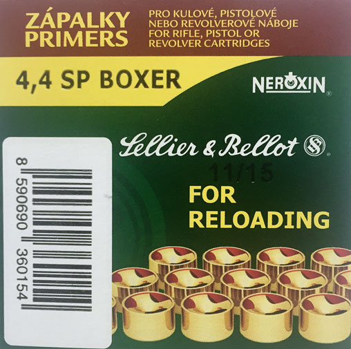 Sellier-and-Bellot-Small-Pistol-Primers-1000 Sellier & Bellot Small Pistol Primer 4,4mm Boxer - Image 1