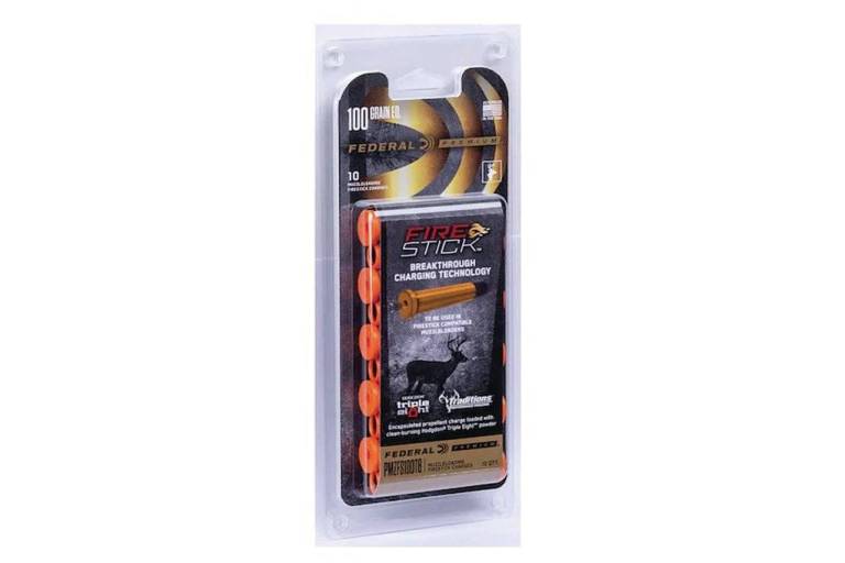 federal-premium-cva-nitro-firestick-muzzleloader-primers-100-120-grain-triple-8-black-powder Federal™ Firestick Muzzleloader Primers – 100 & 120 Grain Triple 8 Powder – 10 Count - Image 1