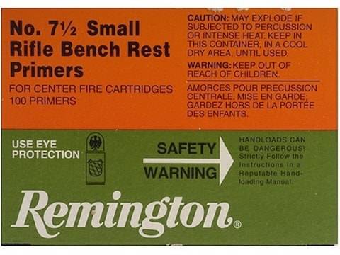 remington-7-1-2-small-rifle-bench-rest-primers Remington Small Rifle Bench Rest Primers #7-1/2 - Image 1